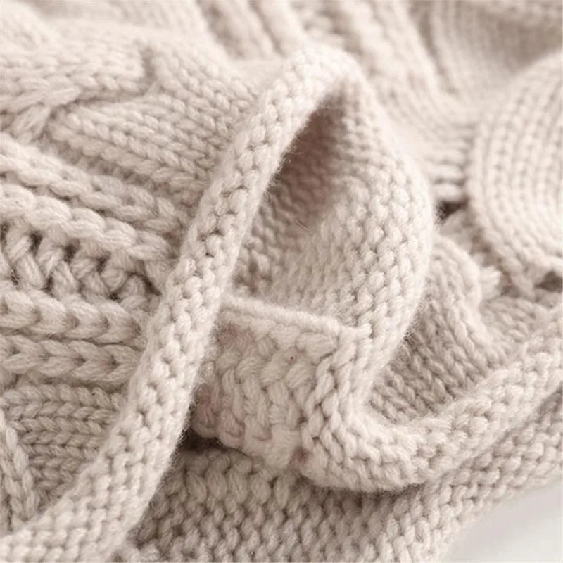 Harper Cashmere Sweater — back view