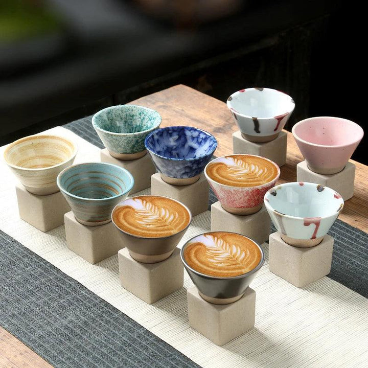 Edo Artisan Coffee Cup — close-up detail