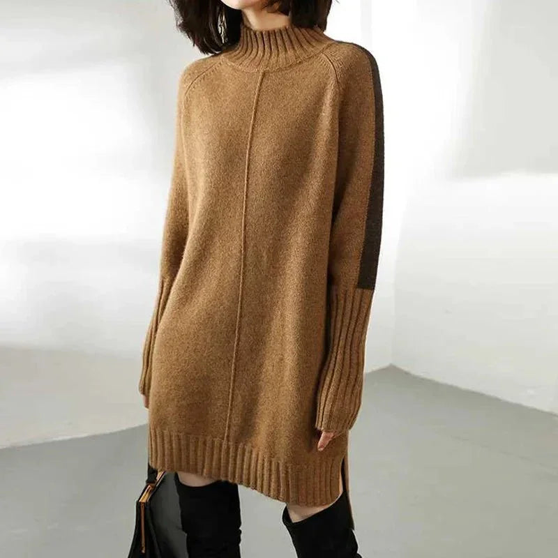 Tundra Turtleneck Sweater Dress — side view