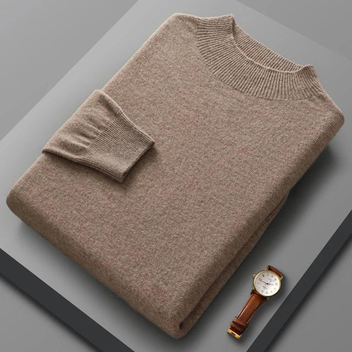 Merino Wool Signature Sweater — detail view