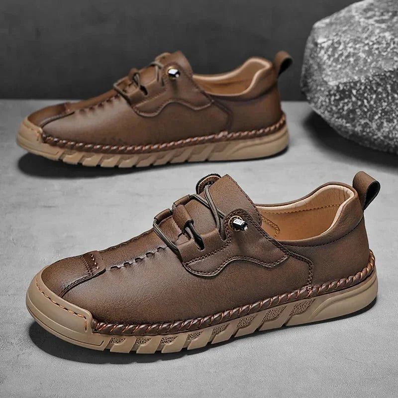 Everett Leather Shoes — close-up detail