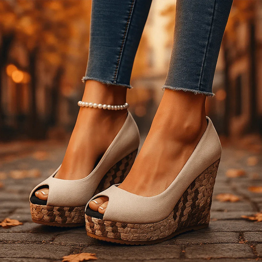 Sirena Heels — back view