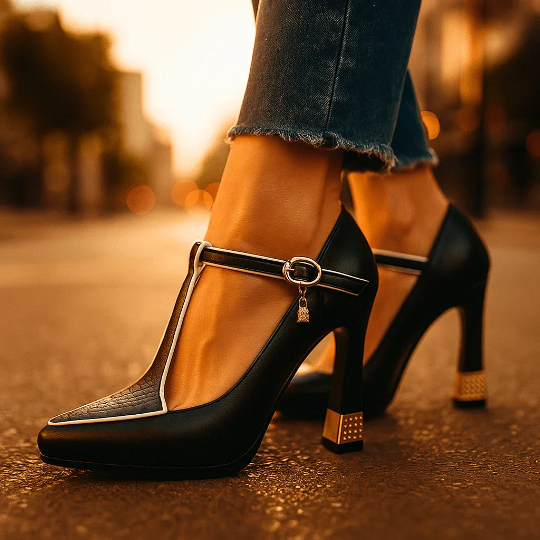 Vivienne Vixen Heels — styling shot