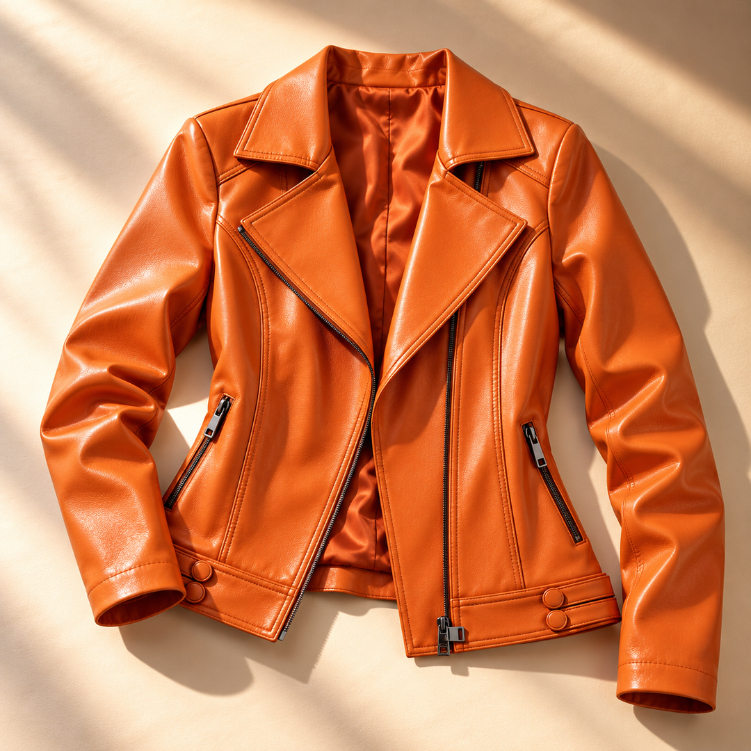 Francesca Lapel Moto Jacket