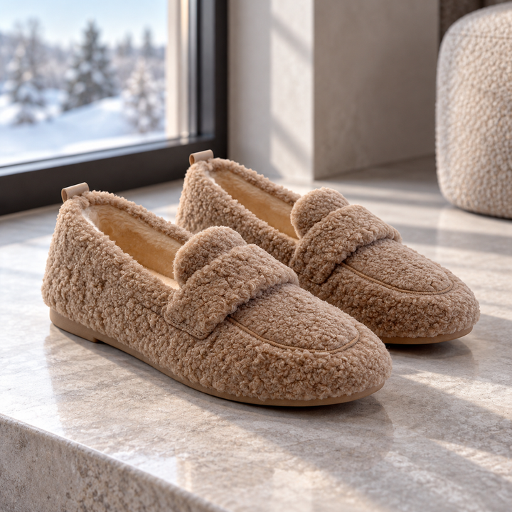 Nora Teddy Loafers