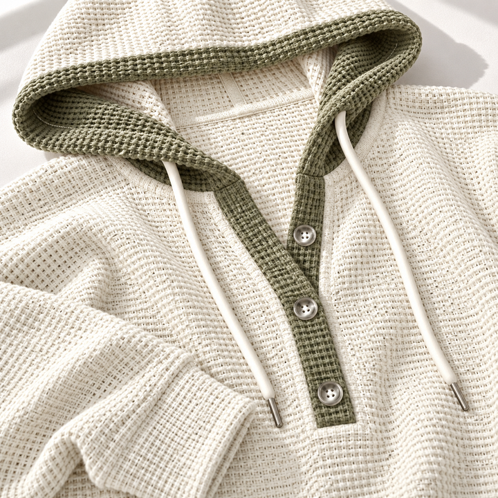 Jesse Bell Waffle Henley