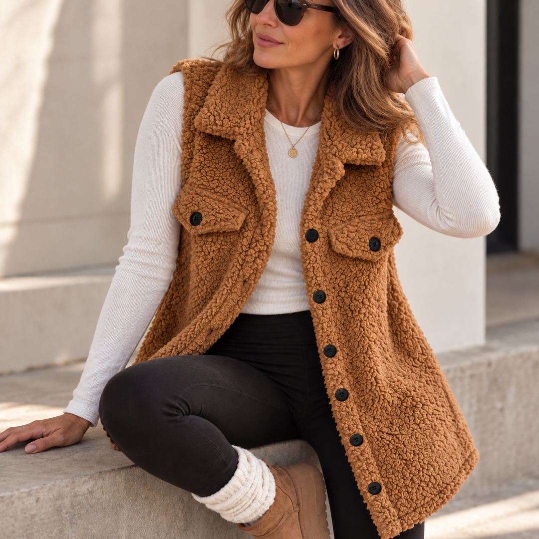 Frances Teddy Vest