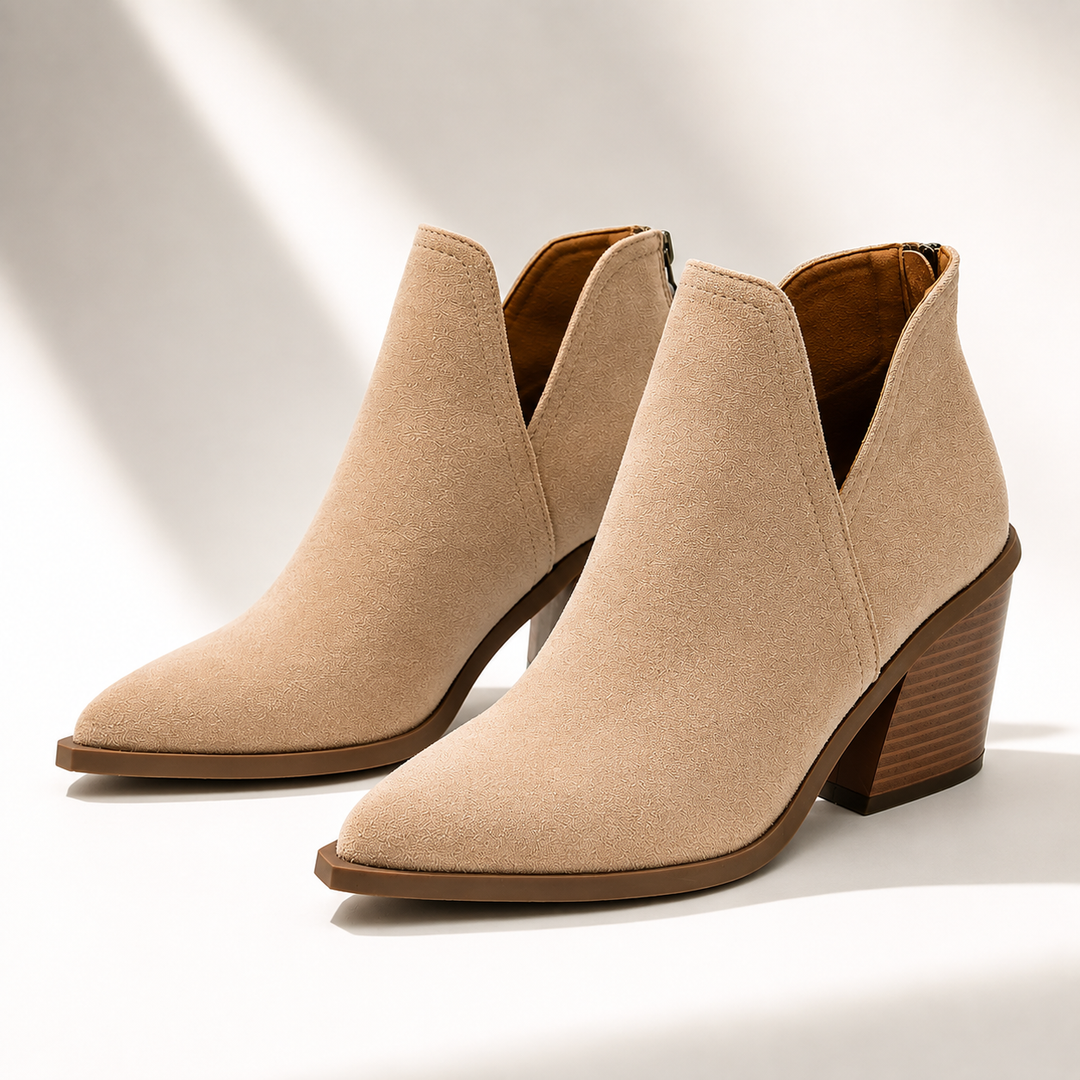 Elodie Suede Ankle Boots