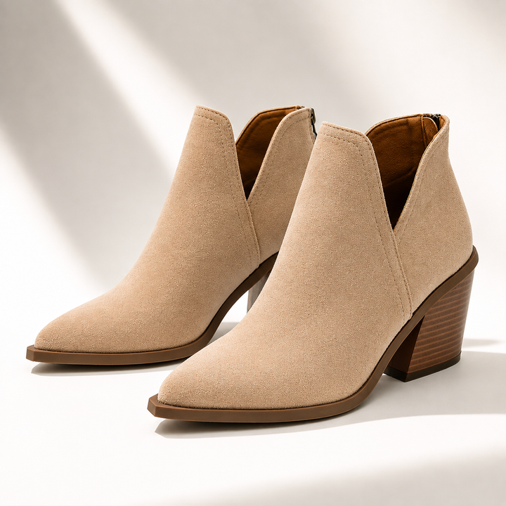 Elodie Suede Ankle Boots