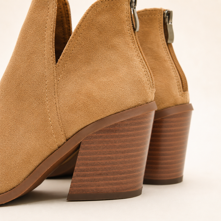 Elodie Suede Ankle Boots