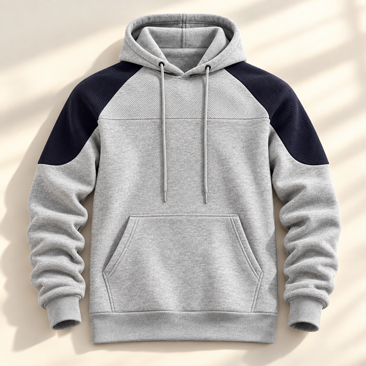 Hudson Panel Fleece Hoodie