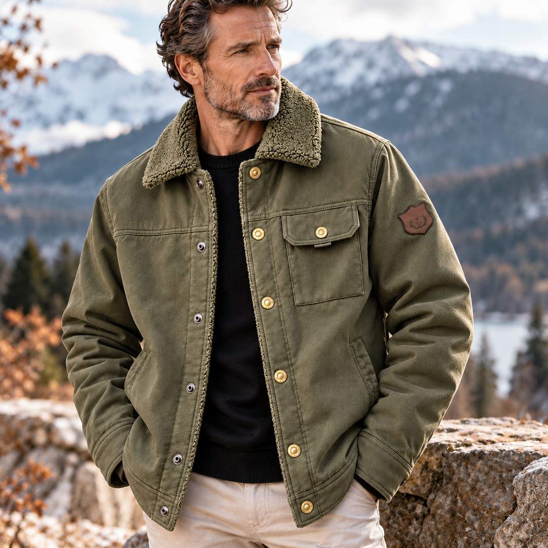 Banff Sherpa Lined Trucker Jacket
