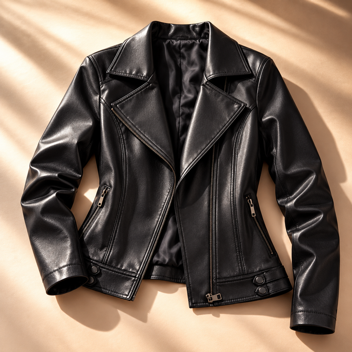 Francesca Lapel Moto Jacket