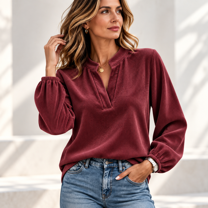 Margot Cord Blouse