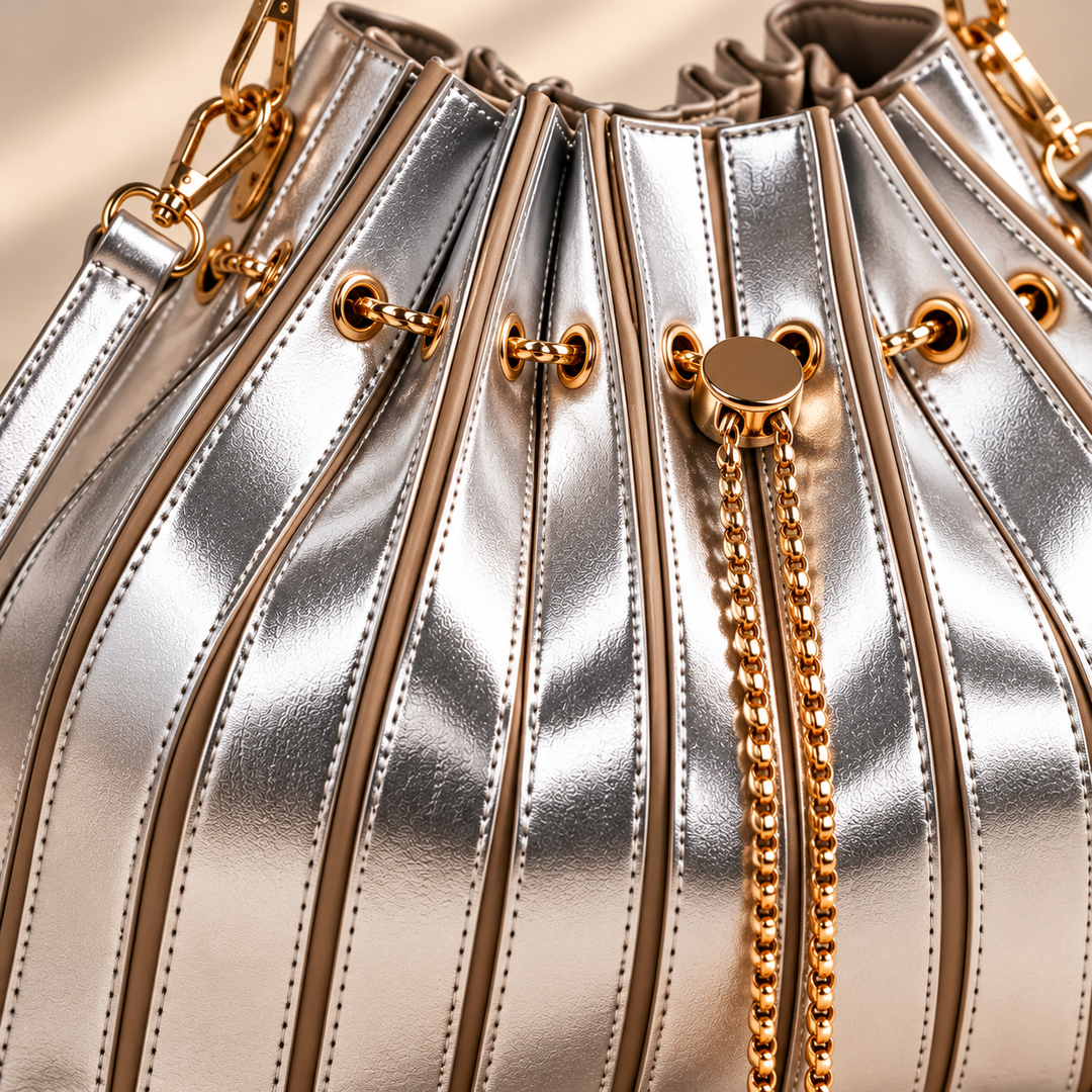 Atelier Pleated Bucket Bag