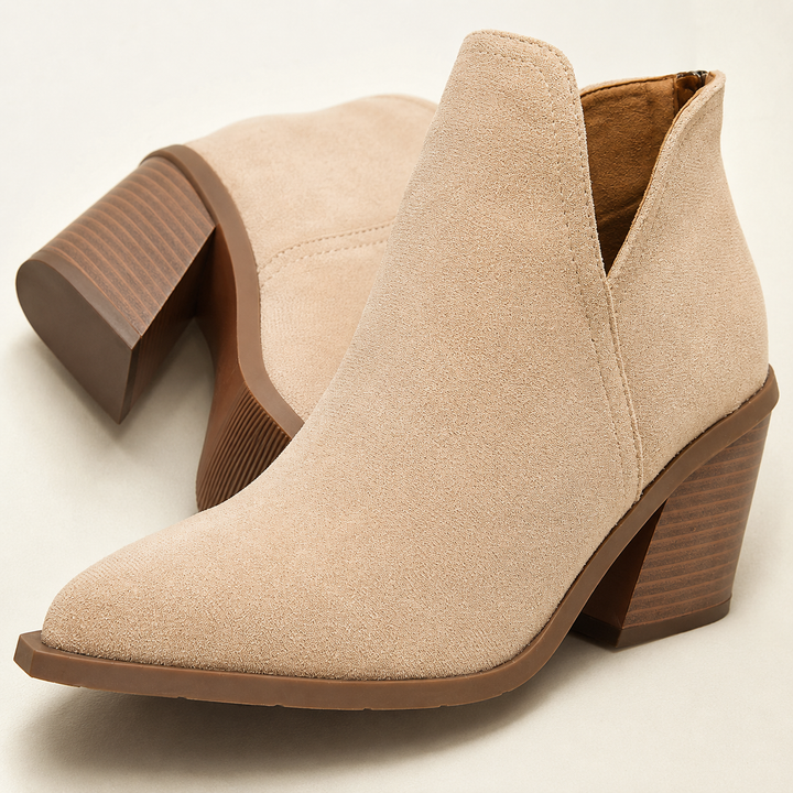 Elodie Suede Ankle Boots