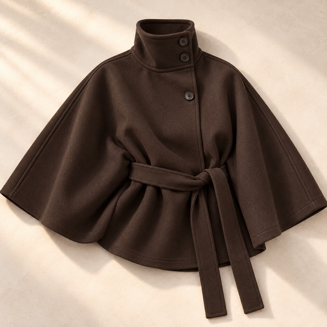 Eleanor Belted Cape Jacket