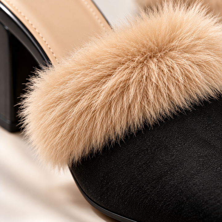 Odette Fur Mules