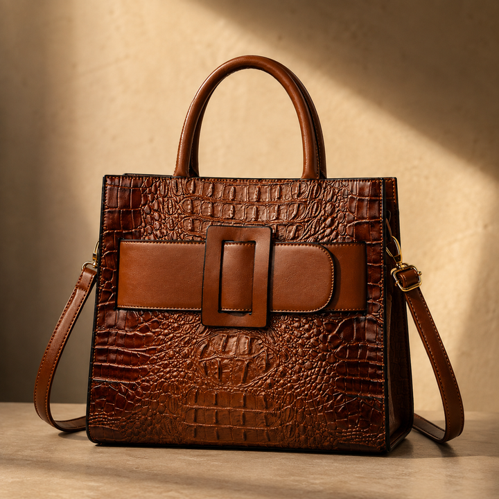 The Kensington Croc Tote