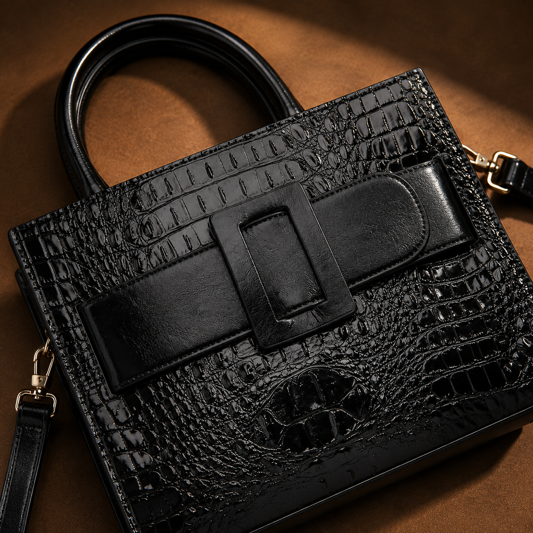 The Kensington Croc Tote