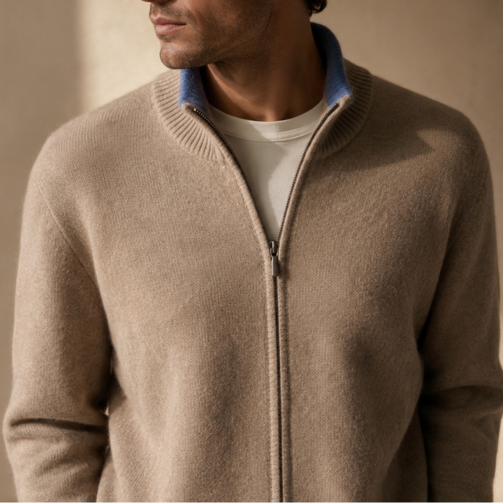 Jacob Brushed Knit Zip