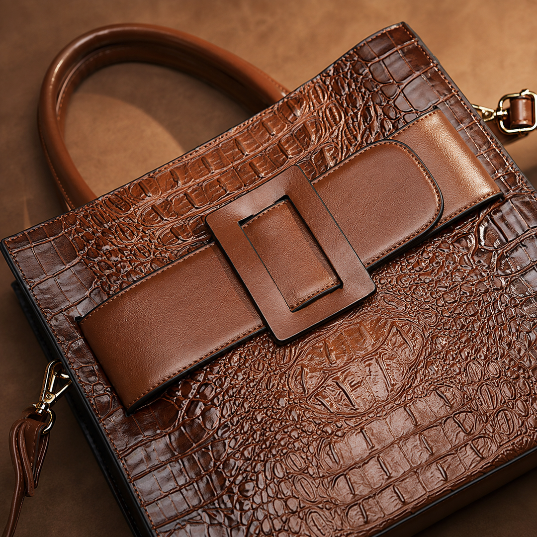 The Kensington Croc Tote