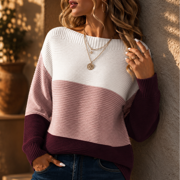 Frances Signature Colorblock Knit