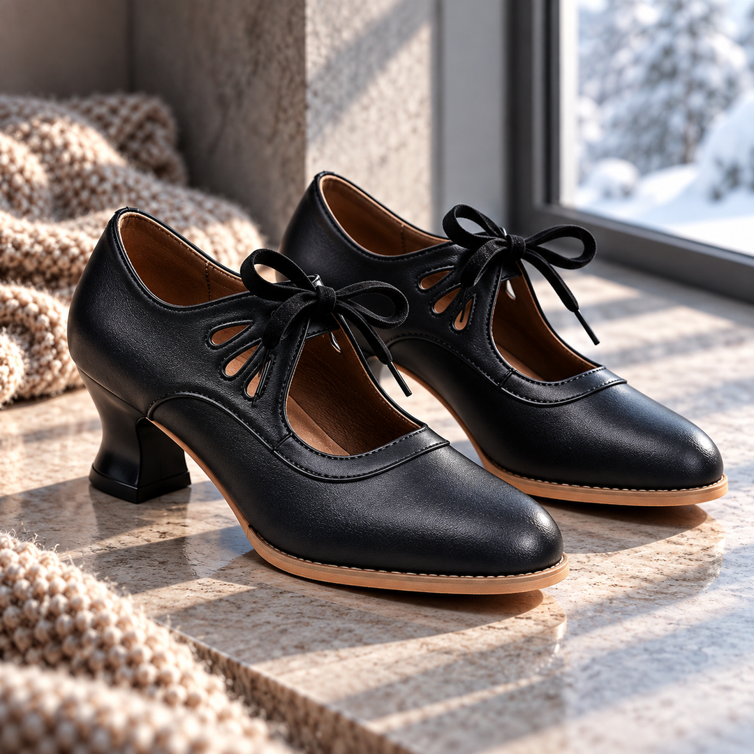 Eleanor Petal Tie Pump