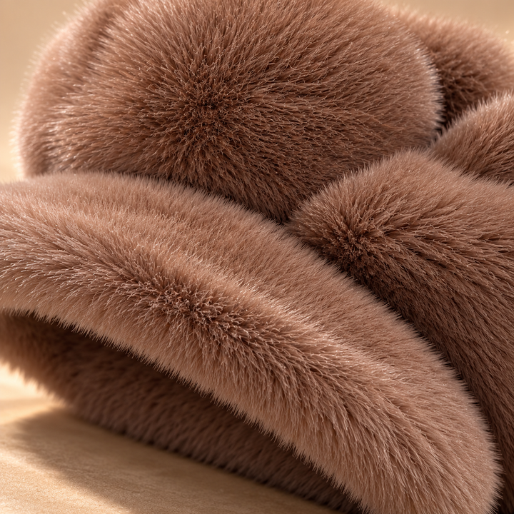 Banff Plush Newsboy Cap