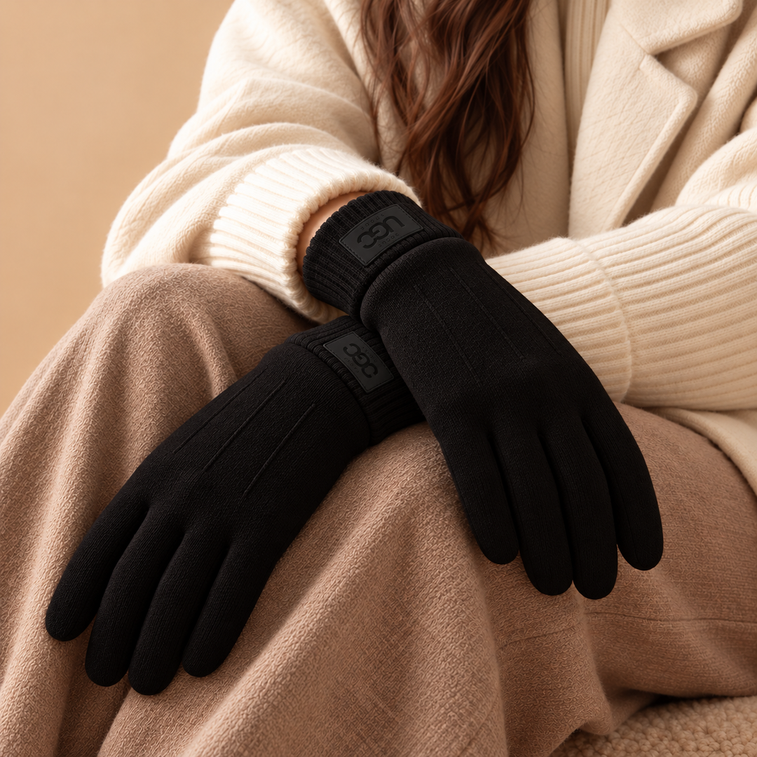 Banff Cashmere-Blend Touchscreen Gloves