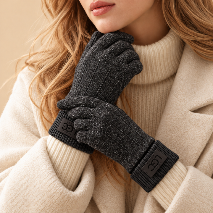 Banff Cashmere-Blend Touchscreen Gloves