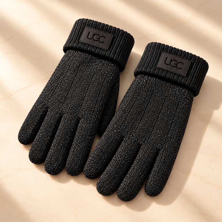 Banff Cashmere-Blend Touchscreen Gloves
