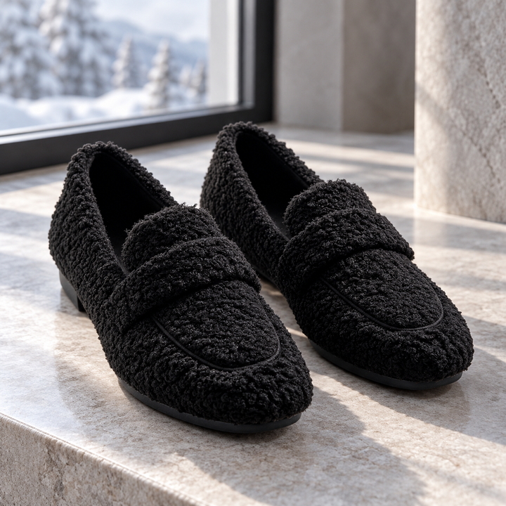 Nora Teddy Loafers