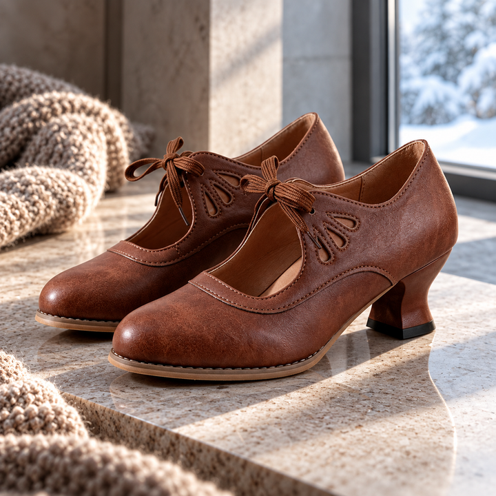 Eleanor Petal Tie Pump