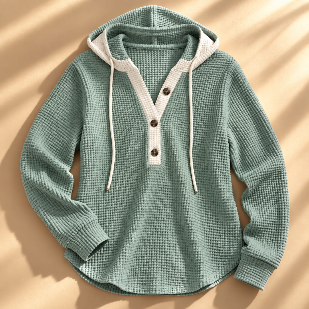 Jesse Bell Waffle Henley