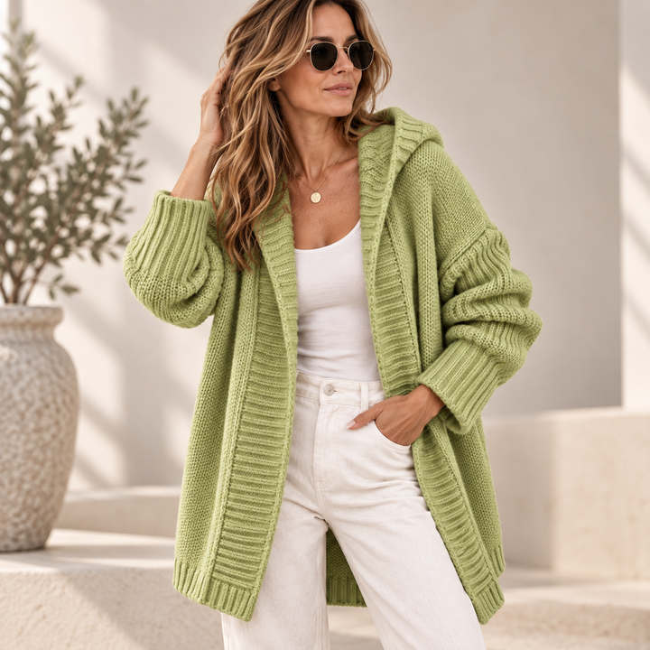 The Hampton Hooded Cardigan