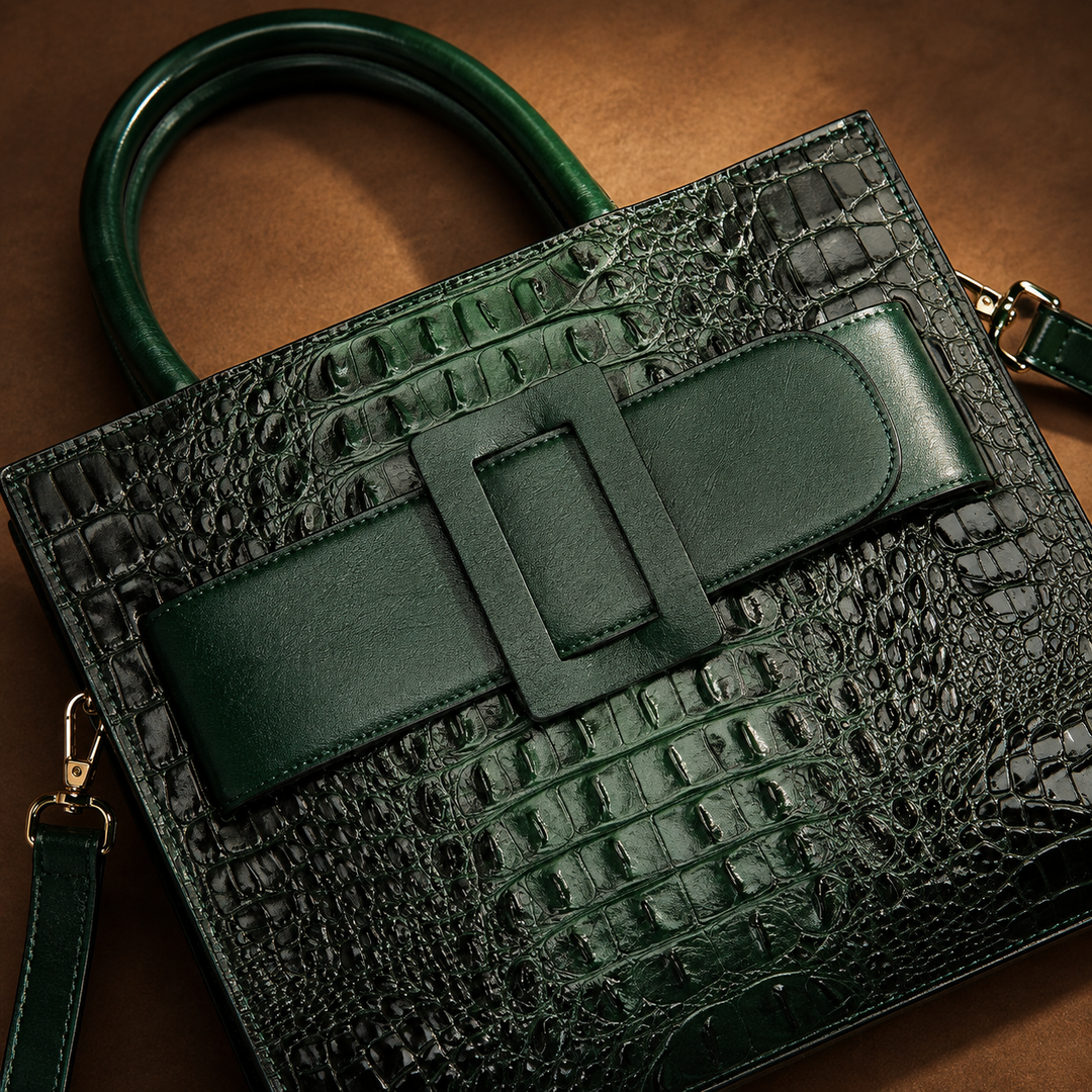 The Kensington Croc Tote