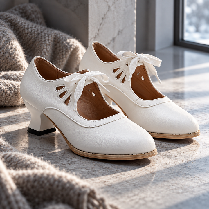 Eleanor Petal Tie Pump