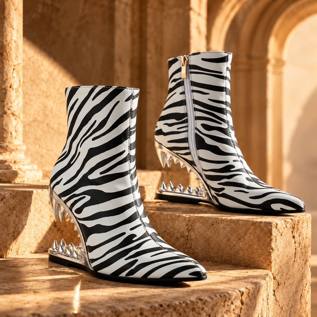 Delilah Fang Ankle Boots