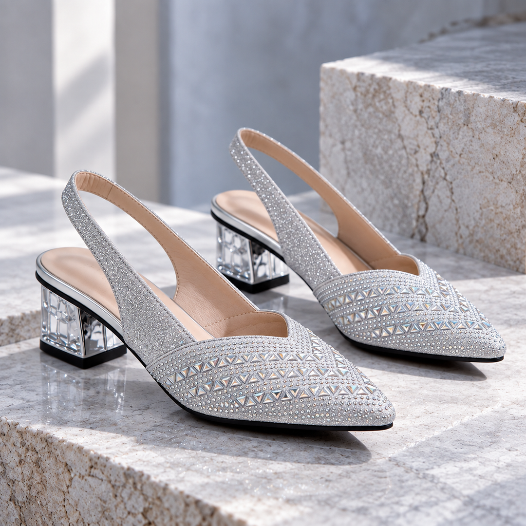 Noelle Sparkle Slingbacks