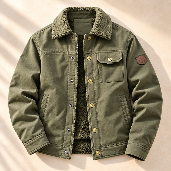 Banff Sherpa Lined Trucker Jacket