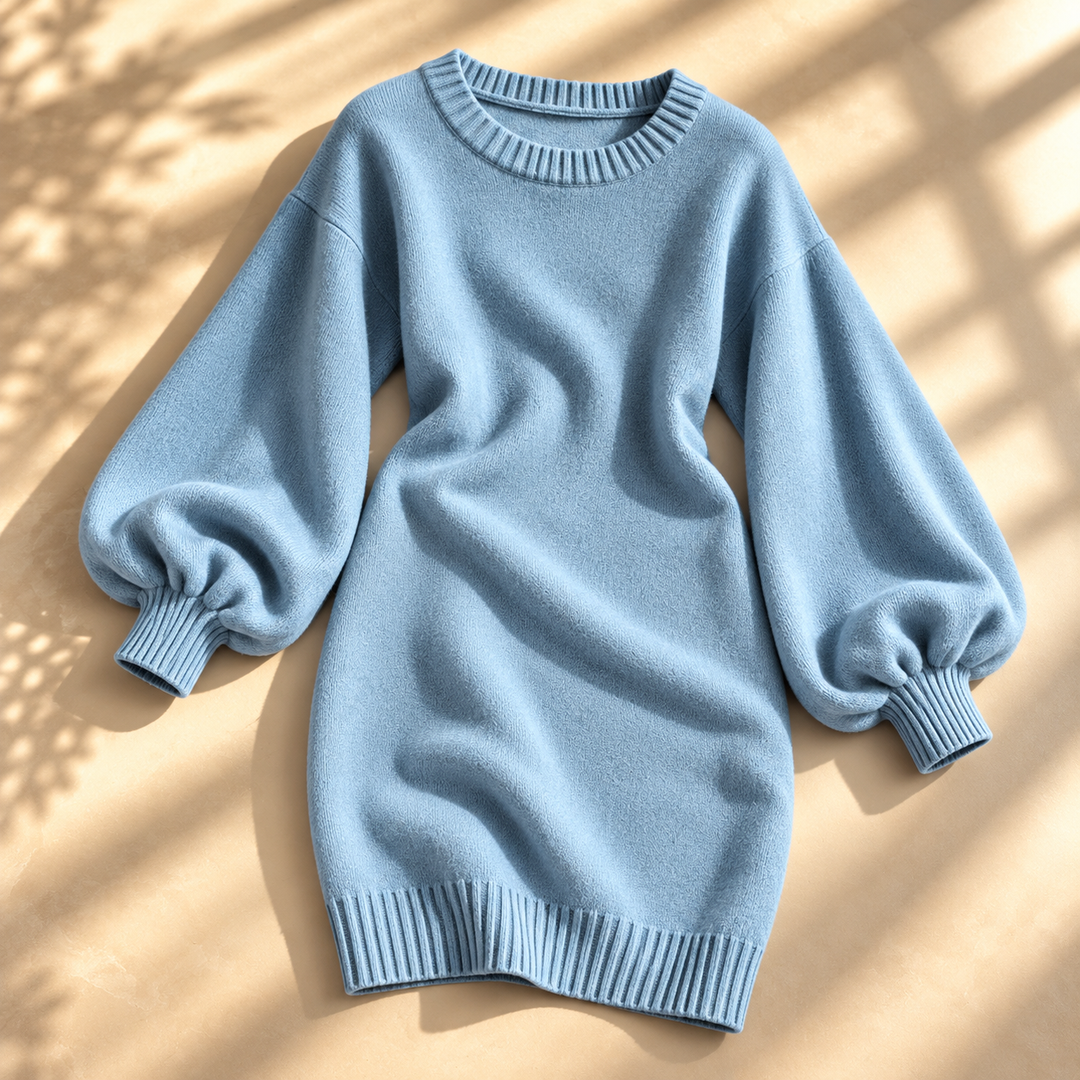 Margot Lantern Knit Dress