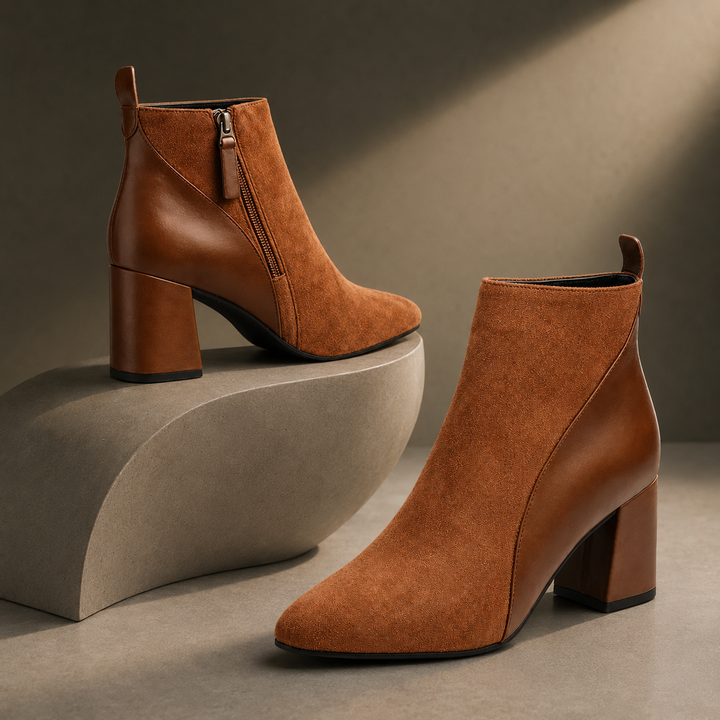 Odette Suede Ankle Boots