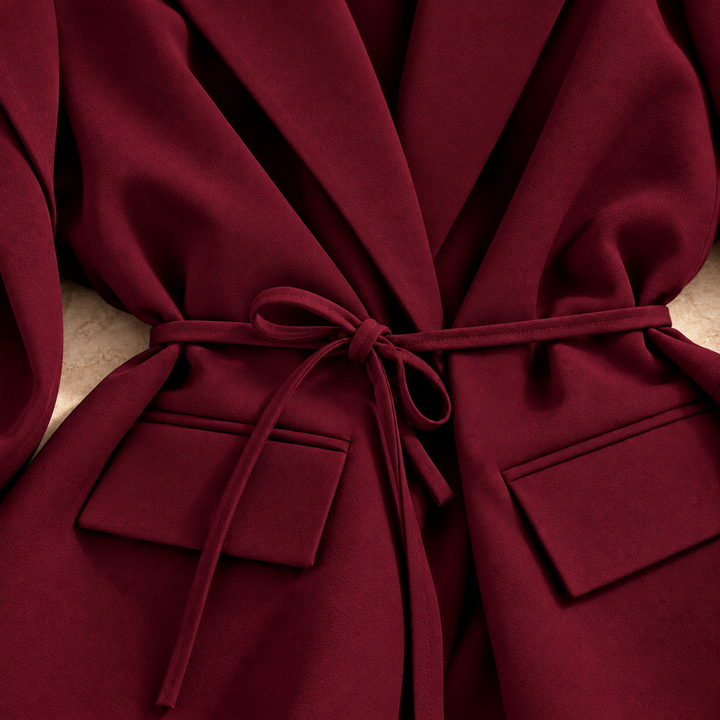 Madison Layered-Shoulder Blazer