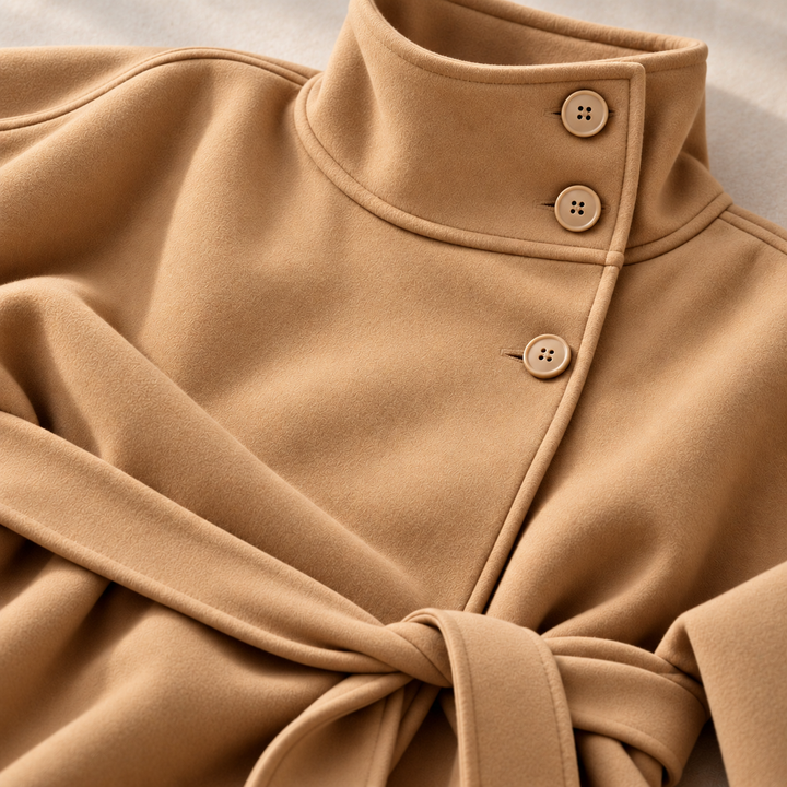 Eleanor Belted Cape Jacket