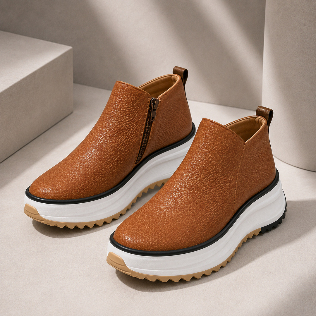 Natalia Platform Ankle Boots