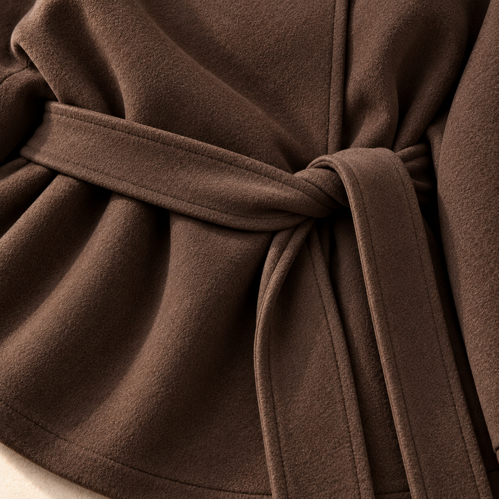 Eleanor Belted Cape Jacket