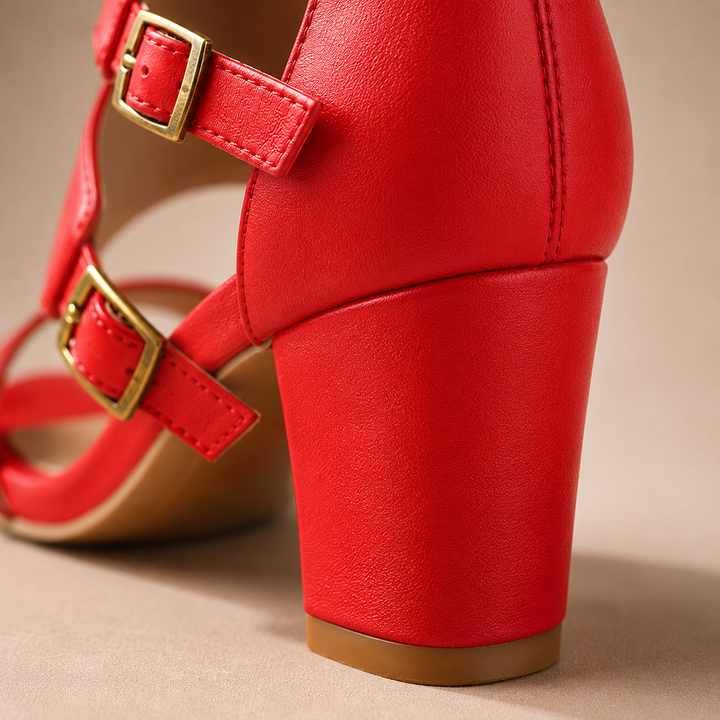 Celeste Wave-Cut Sandals