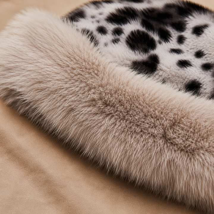 Cleo Leopard Fur Hat