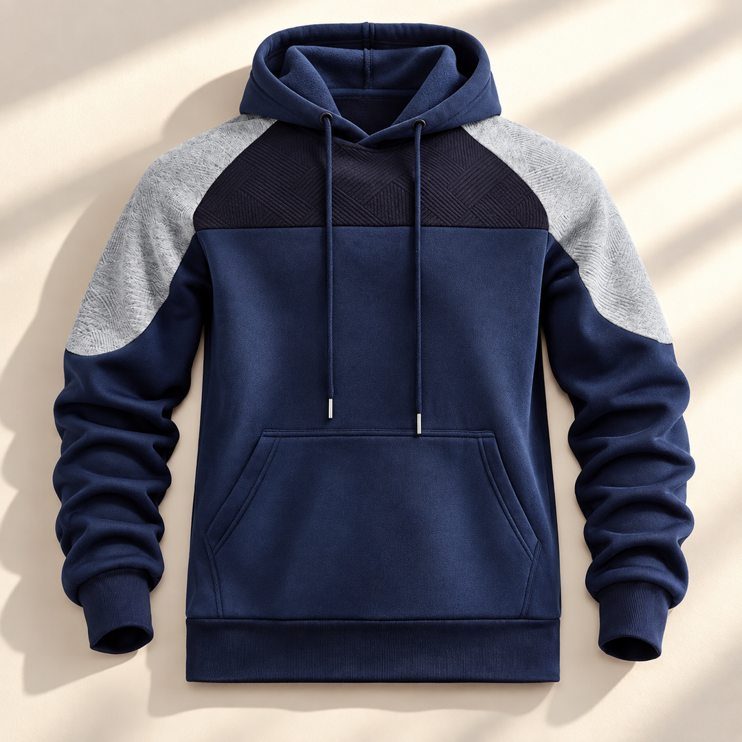 Hudson Panel Fleece Hoodie